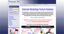 Desktop Screenshot of ipodiums.net